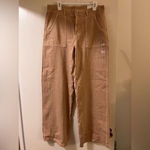Stretch Super High-Waisted Baggy Wide-Leg Pant